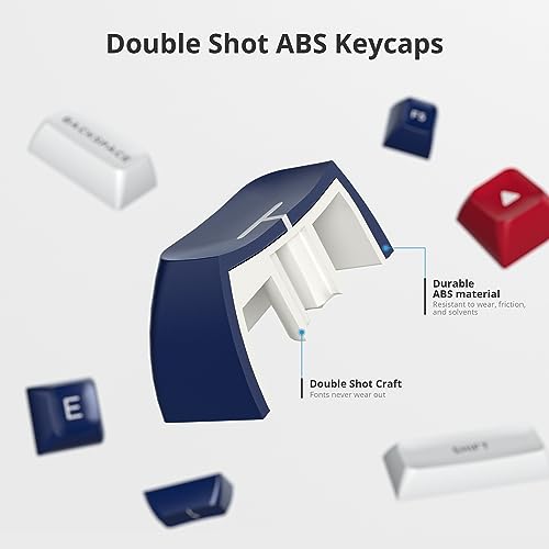 WHISP 150 Keys Custom ASA Double-Shot Keycaps Set