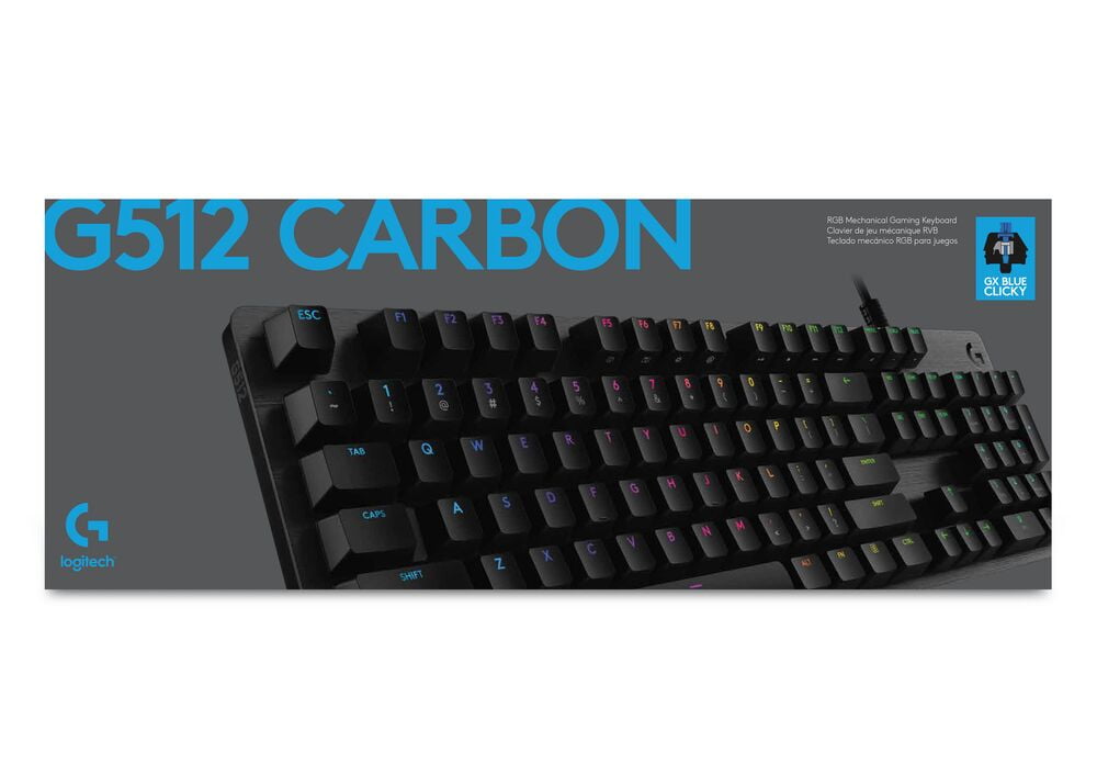 Logitech G512 RGB Mechanical Gaming Keyboard - Tactile