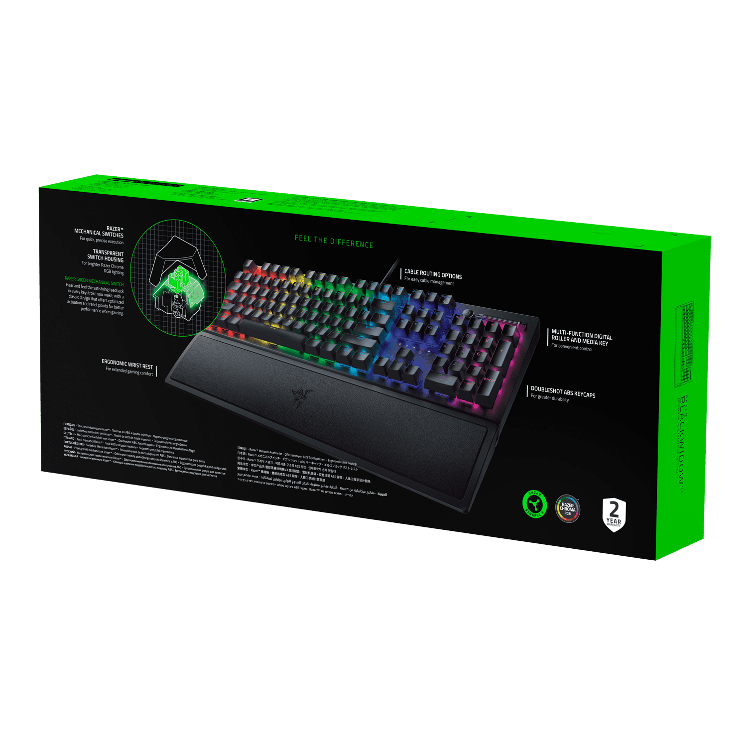 Razer BlackWidow V3 Mechanical Gaming Keyboard - Chroma