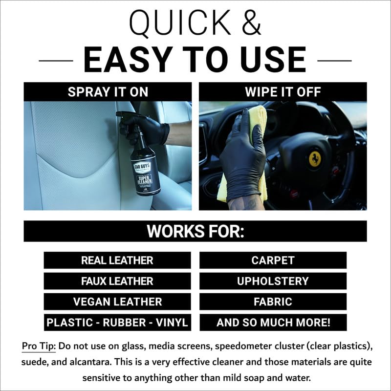 CAR Guys Super Cleaner - All-in-One Interior Kit