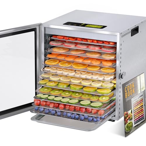 1000W Commercial Food Dehydrator with 12 Trays