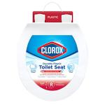 Clorox Round Plastic Toilet Seat with Easy-Off Hinges