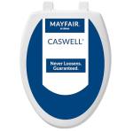 Mayfair Caswell Elongated White Slow Close Toilet Seat