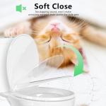Aünsffer Round Soft Close Toilet Seat 16.5