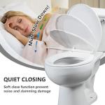 Angol Shiold Round Toilet Seat with Slow Close