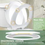 Angol Shiold Round Toilet Seat with Slow Close
