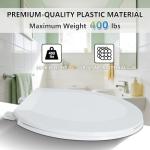 Angol Shiold Round Toilet Seat with Slow Close