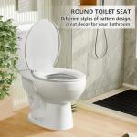 Angol Shiold Round Toilet Seat with Slow Close