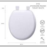 Soft Round White Toilet Seat for Comfort
