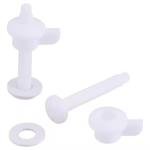 Heavy-Duty Elongated White Toilet Seat, Easy Install