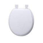 Soft Round White Toilet Seat for Comfort