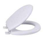 Soft Round White Toilet Seat for Comfort