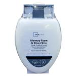 Soft Elongated Memory Foam Toilet Seat with Slow Close