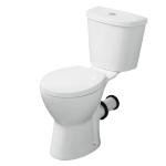 19" High Rear Outlet Toilet with Soft Close Seat