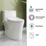 Elongated Toilet with Bidet Seat and Soft Close