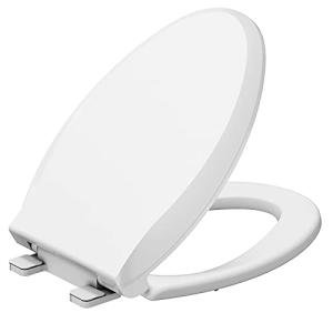 Elongated Toilet Seat Cover with Slow Close Hinges