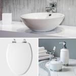 Mayfair Bennett White Slow Close Toilet Seat