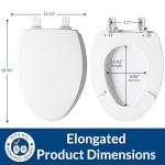 Mayfair Cassel Slow Close Elongated Toilet Seat