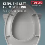 Delta Morgan Elongated Slow-Close Toilet Seat, White