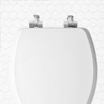 Mayfair Bennett White Slow Close Toilet Seat
