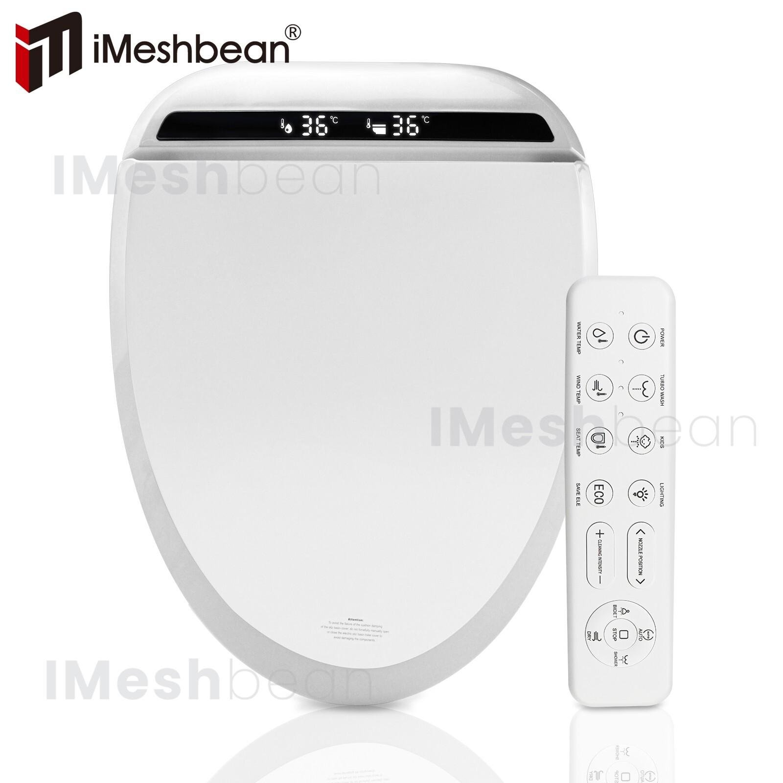 Heated Smart Elongated Toilet Seat with Bidet