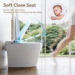 Elongated Non-Electric Smart Bidet Toilet Seat