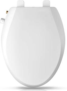 Clirass Elongated Quiet-Close Bidet Toilet Seat
