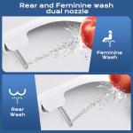 Clirass Elongated Quiet-Close Bidet Toilet Seat