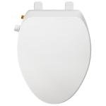 Elongated Non-Electric Bidet Toilet Seat with Dual Nozzles