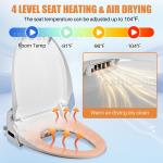 Heated Bidet Toilet Seat with Nightlight