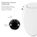 Brondell Non-Electric Bidet Toilet Seat, Elongated