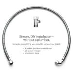 Brondell Non-Electric Bidet Toilet Seat, Elongated