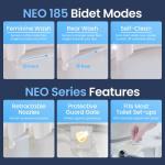 LUXE NEO 185 Dual Nozzle Bidet Attachment
