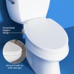 Brondell Non-Electric Bidet Toilet Seat for Round Toilets