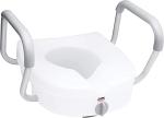 Carex E-Z Lock Raised Toilet Seat with Arms