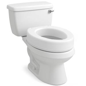Carex Elongated Toilet Seat Riser - 3.5 Inches