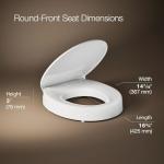 Kohler Hyten Elevated Soft Close Round Toilet Seat