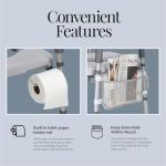 Adjustable Toilet Seat Riser with Handles for Seniors