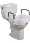 Elevated Toilet Seat with Handles by Drive DeVilbiss