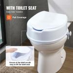 Uimoso 6" Raised Toilet Seat for Comfort