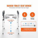 Uimoso Universal Raised Toilet Seat for Seniors