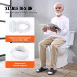 Uimoso 4" Raised Toilet Seat for Seniors