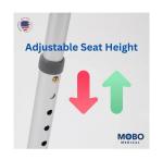 Heavy Duty Adjustable Toilet Seat with Safety Frame