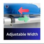 Heavy Duty Adjustable Toilet Seat with Safety Frame