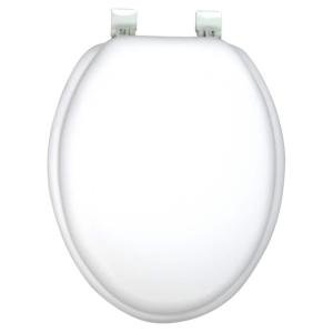 Ginsey Soft White Elongated Toilet Seat