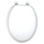 Ginsey Soft White Elongated Toilet Seat