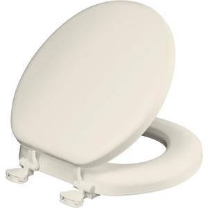 Mayfair Round Cushioned Toilet Seat in Biscuit