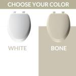 Mayfair Cushioned Toilet Seat with Secure Hinges