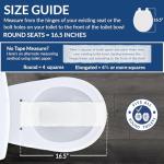 Mayfair Round Cushioned Toilet Seat in Biscuit