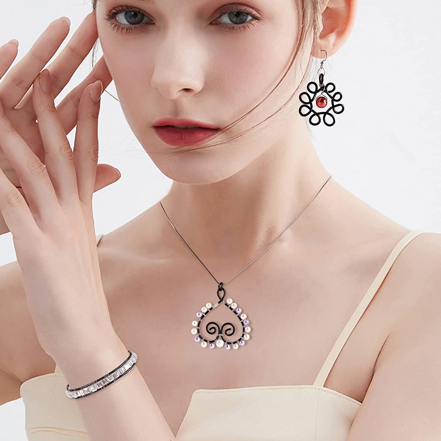 12 Gauge Black Aluminum Craft Wire - 55m Roll